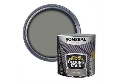 Ronseal Ultimate Decking Stone Grey 2.5l Ronseal Ultimate Decking Stone Grey 2.5l