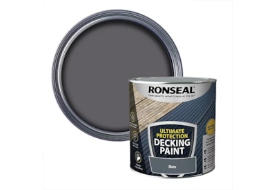 Ronseal Ultimate Decking Paint Slate 2.5Ltr Ronseal Ultimate Decking Paint Slate 2.5Ltr