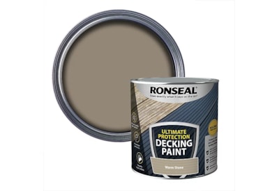 Ronseal Ultimate Decking Paint Warmstone 2.5Ltr Ronseal Ultimate Decking Paint Warmstone 2.5Ltr