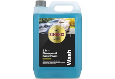 Simoniz 2 In 1 Shampoo & Snow Foam Cleaner 5l Simoniz 2 In 1 Shampoo & Snow Foam Cleaner 5l