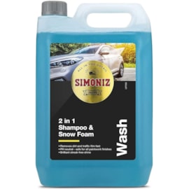 Simoniz 2 In 1 Shampoo & Snow Foam Cleaner 5l Simoniz 2 In 1 Shampoo & Snow Foam Cleaner 5l
