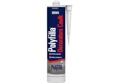 Polycell Polyfilla Trade Caulk Brown 380ml Polycell Polyfilla Trade Caulk Brown 380ml