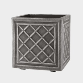 Stewart Lead Effect Square Planter 32cm Stewart Lead Effect Square Planter 32cm