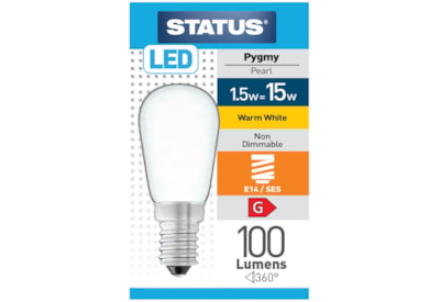 Status 15w E14 Led Pygmy Light Bulb (1.5SLPWE14P1T10)