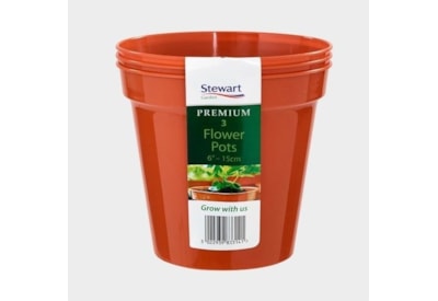 Stewart Premium Flower Pot 15cm 3s (239919)