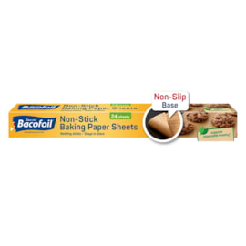Bacofoil Non Stick Baking Paper Sheets 24S Bacofoil Non Stick Baking Paper Sheets 24S