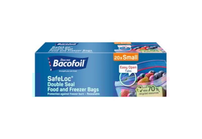 Bacofoil Safe Loc Food & Freezer Bags Small Bacofoil Safe Loc Food & Freezer Bags Small