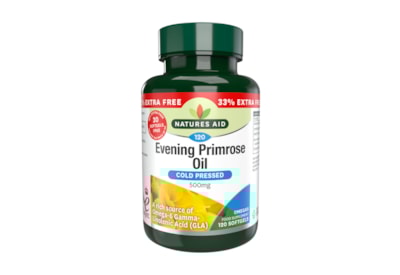 Natures Aid Evening Primrose Oil 500mg + 33% 90s Natures Aid Evening Primrose Oil 500mg + 33% 90s
