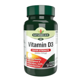 Natures Aid Vitamin D3 4000iu 60s (150120)