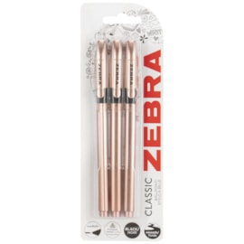 Zebra Z-grip Rose Gold 3pack (02582)