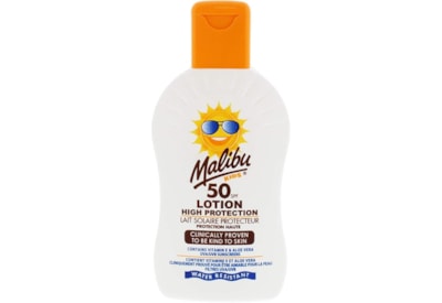 Malibu Sun Lotion Kids Spf50 200ml (SUMAL084)