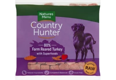 Country Hunter Raw Nuggets Farm Reared Turkey (frozen) 1kg (CHNTA)