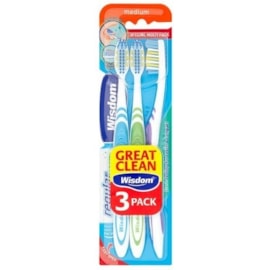 Wisdom Regular Fresh Triple Pack Medium Wisdom Regular Fresh Triple Pack Medium