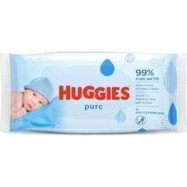 Huggies Pure Wipes 56s Huggies Pure Wipes 56s