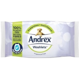 Andrex Washlets Fragrance Free 36s (10153)