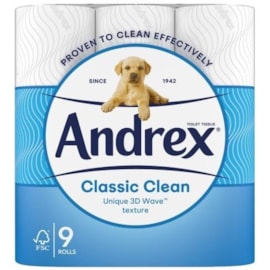 Andrex Classic Clean 9roll (10165)