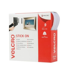Velcro® Brand Velcro Hook & Loop Tape 20mm x 10m White (07178)