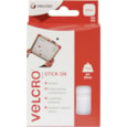 Velcro® Brand Velcro Hook & Loop Stick On Squares White (07179)