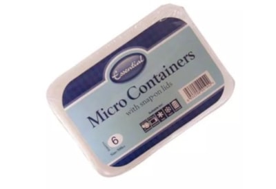 Essential 6 Airtight Micro Containers & Lids Essential 6 Airtight Micro Containers & Lids