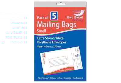 Owl Brand Mailing Bags  162x230mm 5s