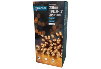 Premier 200 Bo Led Programmable Timer Lights Vintage Gold (LB112384VG)