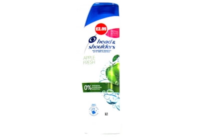 Head & Shoulders Shampoo Apple Fresh Pmp 2.99 250ml (R000630)