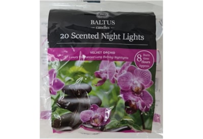 Baltus 8hr Burn Night Light Velvet Orchid 20s (PES020-20VO)