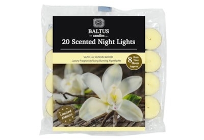 Baltus 8hr Nightlights Vanilla & Sandalwood 20s Baltus 8hr Nightlights Vanilla & Sandalwood 20s