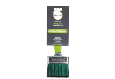 Harris Ultimate Swan Neck Shed & Fence Paint Brush 100mm Harris Ultimate Swan Neck Shed & Fence Paint Brush 100mm