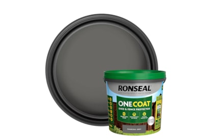 Ronseal One Coat Fence Life Charcoal 5lt Ronseal One Coat Fence Life Charcoal 5lt