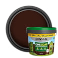 Ronseal One Coat Shed & Fence Dark Oak 12Ltr