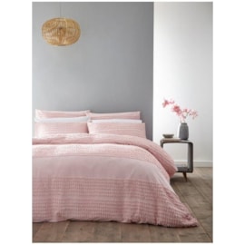 Bianca Malmo Cotton Tufted Bands Duvet Set Blush Single Bianca Malmo Cotton Tufted Bands Duvet Set Blush Single