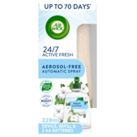 Air Wick Auto Spray Refill Kit Fresh Cotton 228ml (11210)