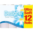 Designer Toilet Roll White 12s (6500)