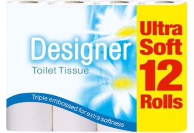 Designer Toilet Roll White 12s Designer Toilet Roll White 12s