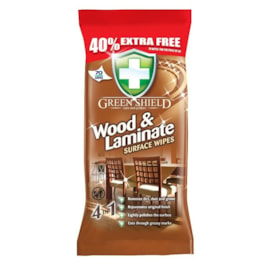 Greenshield Wood & Laminate Wipes 40% Extra 70s