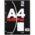 Style Refill Pad Black Plain 80sht A4 Style Refill Pad Black Plain 80sht A4