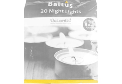 Baltus 8hr Burn Unscented Night Lights 20s Baltus 8hr Burn Unscented Night Lights 20s