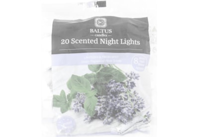 Baltus 8hr Burn Night Light Lavender & Fresh Mint 20s (PES020-20LM)