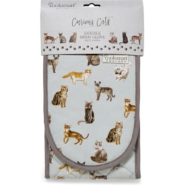 Cooksmart Curious Cats Dble Oven Glove Cooksmart Curious Cats Dble Oven Glove