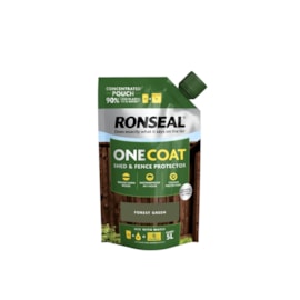 Ronseal One Coat Shed & Fence Refill Forest Green 950ml Ronseal One Coat Shed & Fence Refill Forest Green 950ml