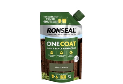 Ronseal One Coat Shed & Fence Refill Forest Green 950ml Ronseal One Coat Shed & Fence Refill Forest Green 950ml