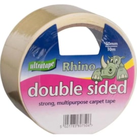 Ultratape Rhino Double Sided Carpet Tape 50mm x 10m Ultratape Rhino Double Sided Carpet Tape 50mm x 10m