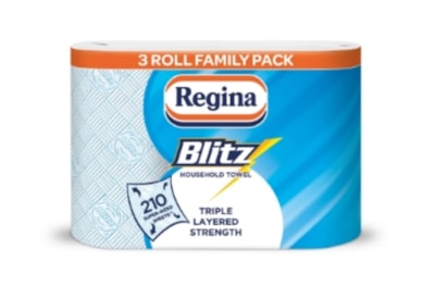 Regina Blitz Kitchen Towel 3 Roll Regina Blitz Kitchen Towel 3 Roll