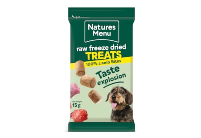 Natures Menu Raw Freeze Dried Treats Lamb Bites 15g Natures Menu Raw Freeze Dried Treats Lamb Bites 15g