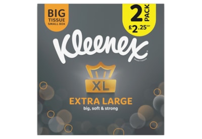 Kleenex Extra Large Tissues 2 x 44s Kleenex Extra Large Tissues 2 x 44s