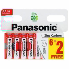 Panasonic Aa Battery 6+2 Panasonic Aa Battery 6+2
