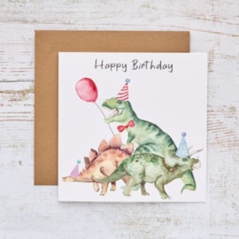 Dinosaur Birthday Card Dinosaur Birthday Card