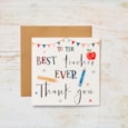 Best Teacher Ever Card Best Teacher Ever Card
