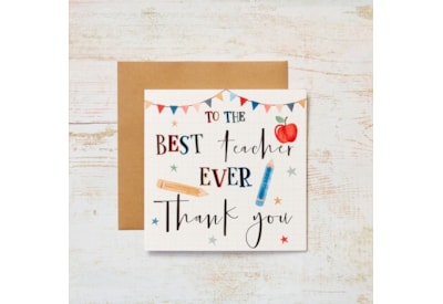 Best Teacher Ever Card Best Teacher Ever Card